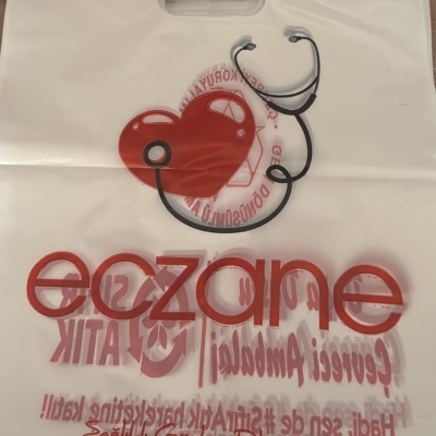 Büyük Boy 30x38 El Geçme Eczane Poşeti ( 6 kg )